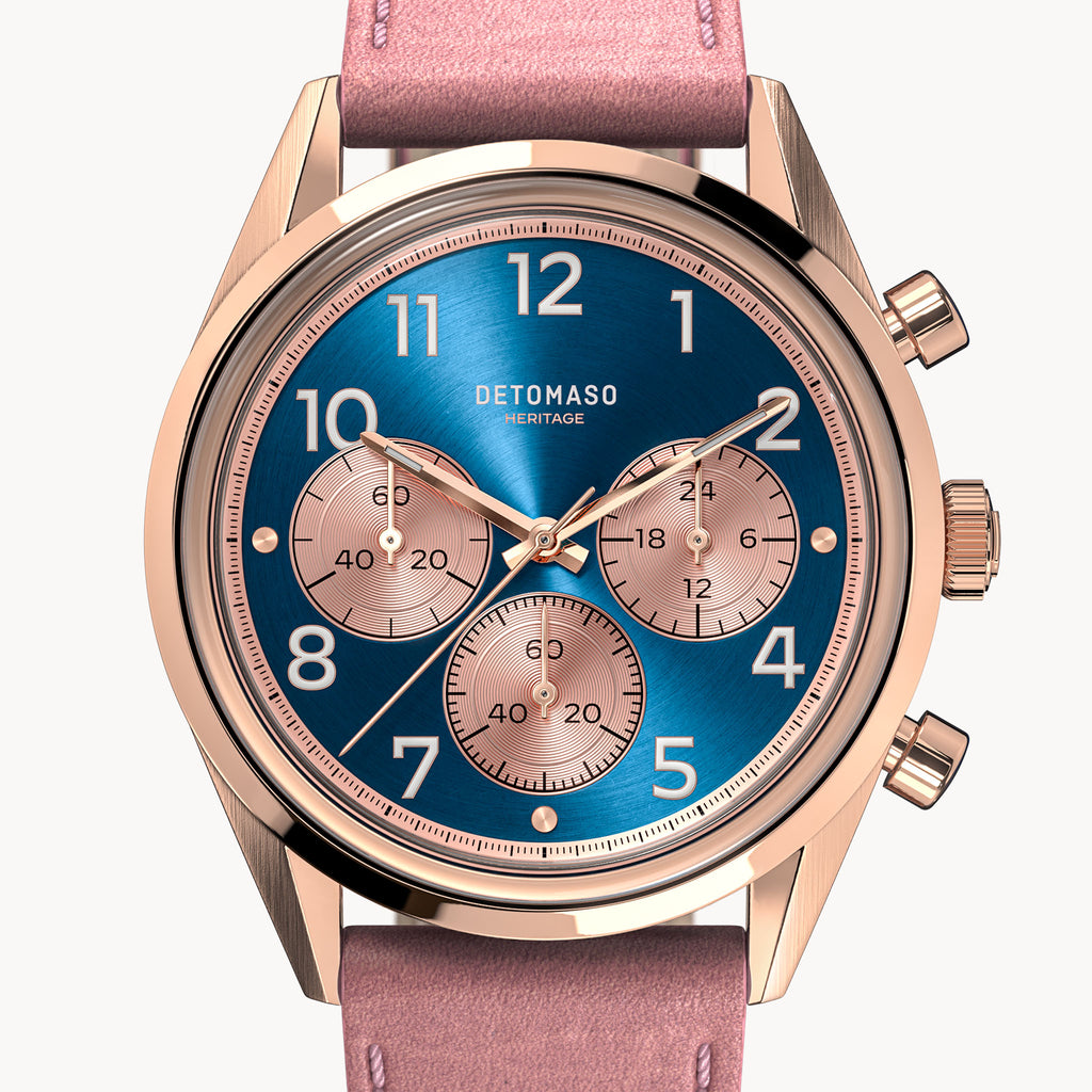 Heritage Chronograph – Rose Blue