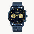 SORPASSO CHRONO STELLA ORO - Mesh Blue Glossy - Detomaso Watches