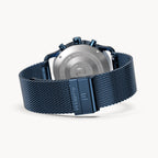 SORPASSO CHRONO STELLA ORO - Mesh Blue Glossy - Detomaso Watches