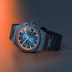 VOLTRE CHRONOGRAPH FIRST EDITION BLUE ORANGE - Stainless steel Blue Brushed Matte - Detomaso Watches