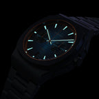 VOLTRE CHRONOGRAPH FIRST EDITION BLUE ORANGE - Stainless steel Blue Brushed Matte - Detomaso Watches