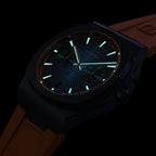 VOLTRE CHRONOGRAPH FIRST EDITION BLUE ORANGE - reTPU Orange Matte - Detomaso Watches