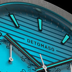 VOLTRE CHRONOGRAPH FIRST EDITION MINTY BLUE - Stainless steel Silver Matte - Detomaso Watches