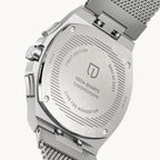 VOLTRE CHRONOGRAPH FIRST EDITION MINTY BLUE - Mesh Silver Brushed - Detomaso Watches
