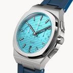 VOLTRE CHRONOGRAPH FIRST EDITION MINTY BLUE - reTPU Blue Matte - Detomaso Watches