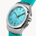 VOLTRE CHRONOGRAPH FIRST EDITION MINTY BLUE - reTPU Turquoise Matte - Detomaso Watches