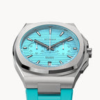 VOLTRE CHRONOGRAPH FIRST EDITION MINTY BLUE - reTPU Turquoise Matte - Detomaso Watches