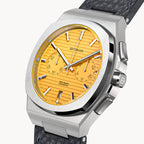 VOLTRE CHRONOGRAPH FIRST EDITION GIALLO - Leather Blue Venere - Detomaso Watches
