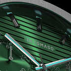 VOLTRE CHRONOGRAPH FIRST EDITION GREEN - Stainless steel Silver Matte - Detomaso Watches