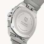 VOLTRE CHRONOGRAPH FIRST EDITION GREEN - Mesh Silver Brushed - Detomaso Watches