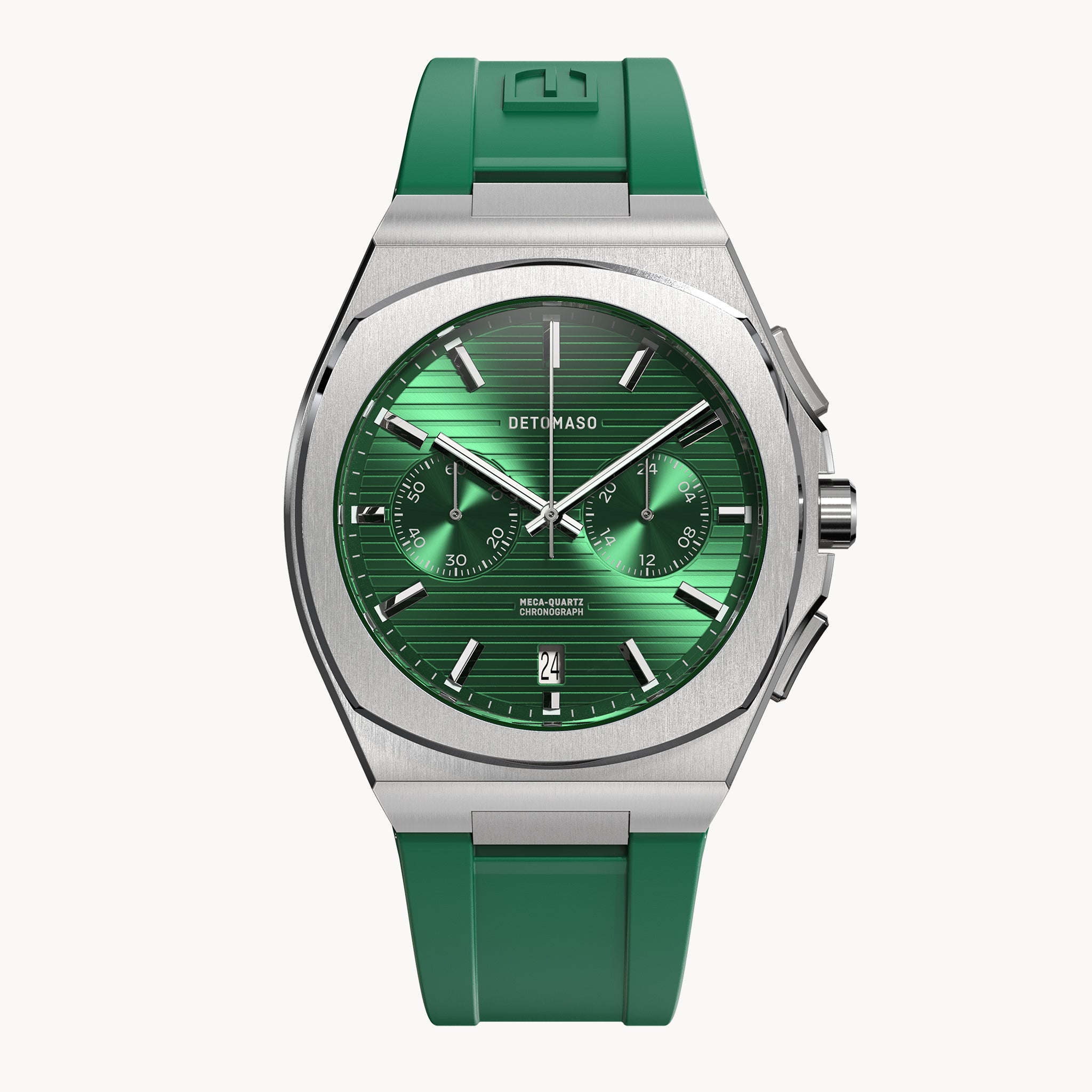 VOLTRE CHRONOGRAPH FIRST EDITION GREEN - reTPU Green Matte - Detomaso Watches