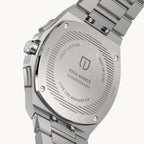 VOLTRE CHRONO PETROL - Stainless steel Silver Matte - Detomaso Watches