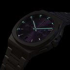 VOLTRE CHRONO PURPLE - Stainless Steel Silver Matte - Detomaso Watches