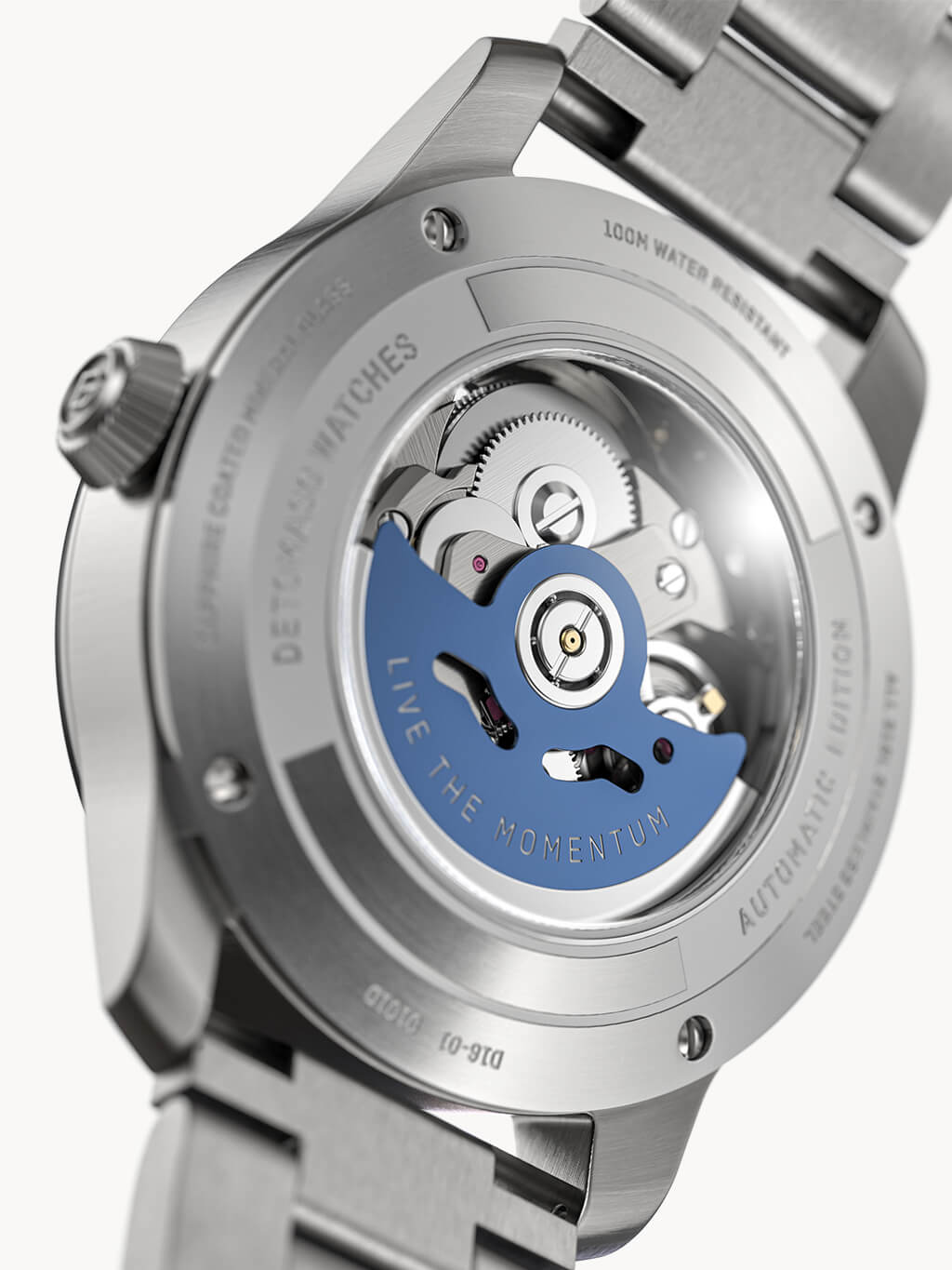 URBAN EXPLORER AUTOMATIC GMT SILVER BLUE Stainless steel Silver