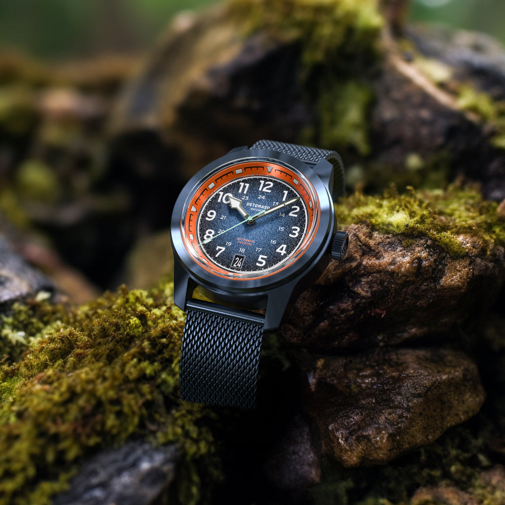 BLUE EXPLORER AUTOMATIC - Mesh Blue Brushed - Detomaso Watches
