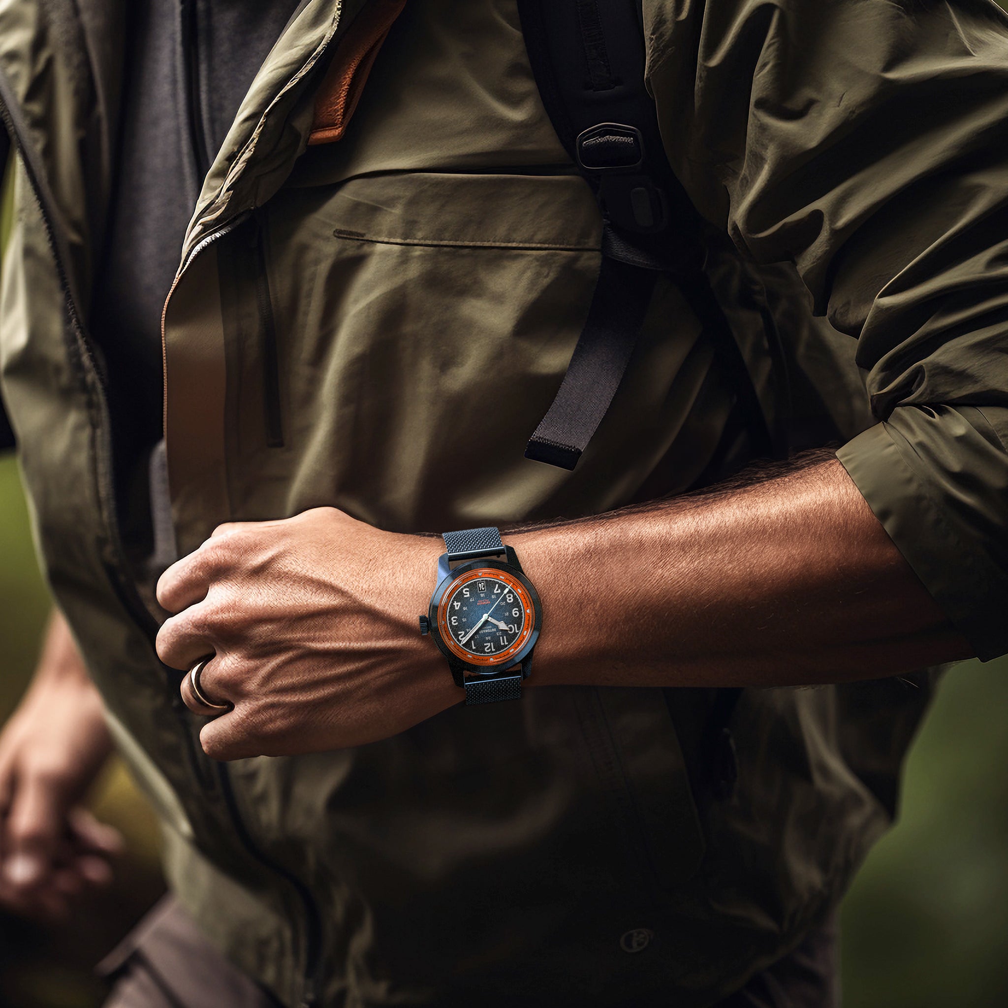 BLUE EXPLORER AUTOMATIC - Mesh Blue Brushed - Detomaso Watches