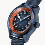 BLUE EXPLORER AUTOMATIC - Mesh Blue Brushed - Detomaso Watches