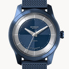 CLASSIC AUTOMATIC DEEP BLUE - Mesh Blue Brushed - Detomaso Watches
