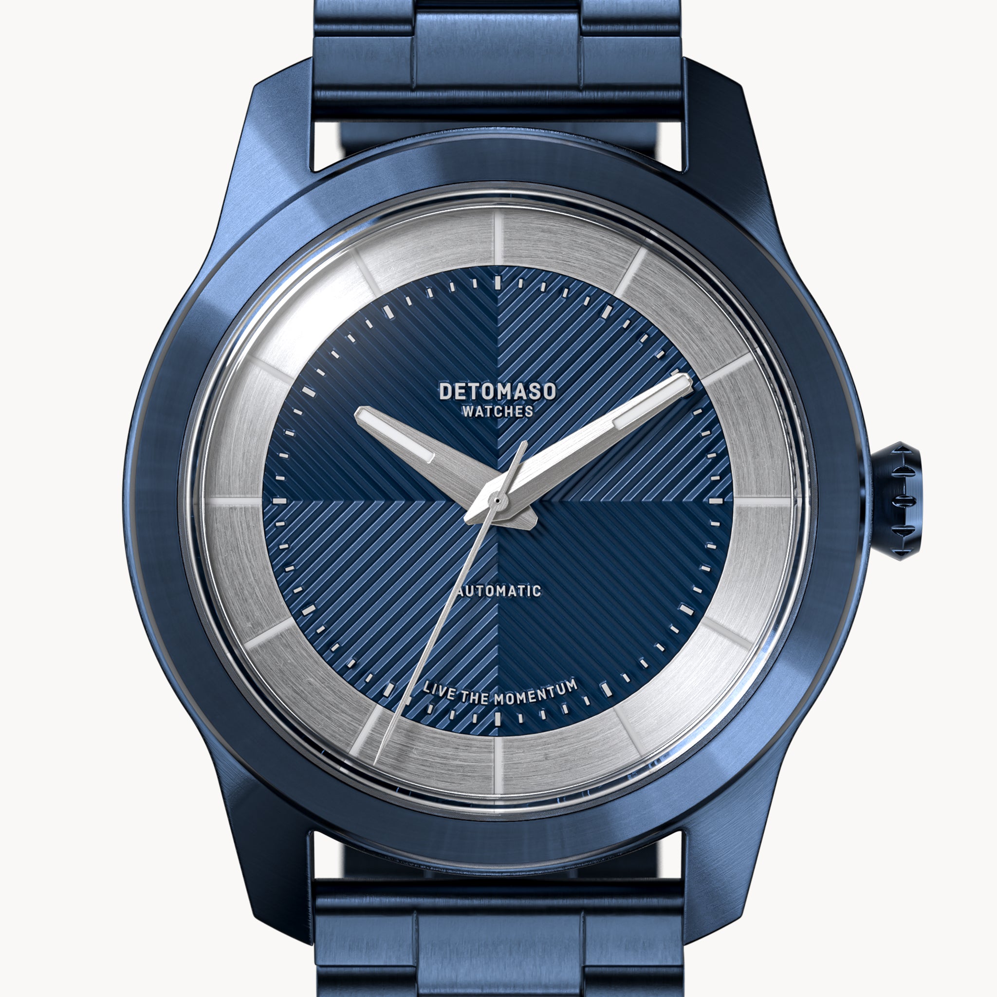CLASSIC AUTOMATIC DEEP BLUE - Stainless steel Blue Brushed - Detomaso Watches