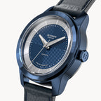 CLASSIC AUTOMATIC DEEP BLUE - Leather Blue Toscano - Detomaso Watches