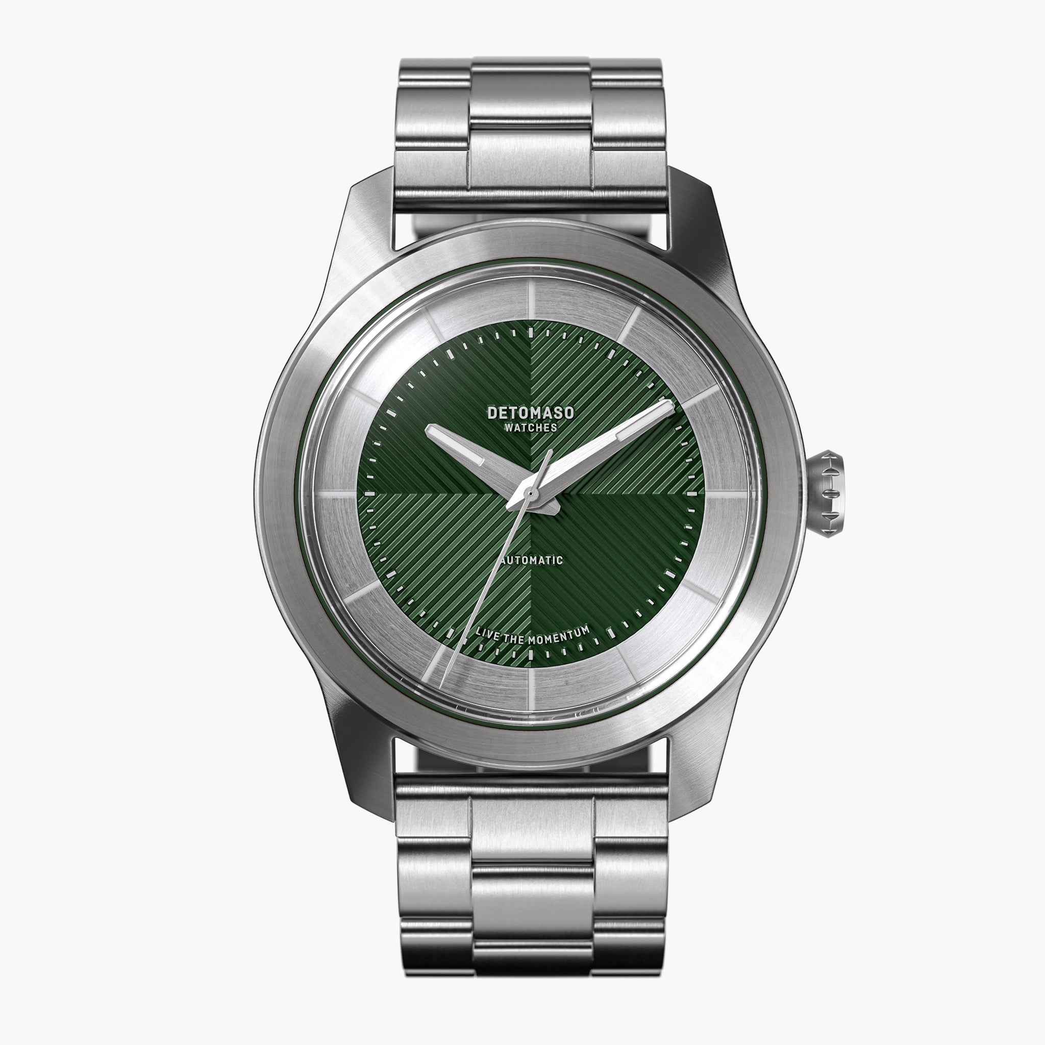 CLASSIC AUTOMATIC FOREST GREEN Stainless steel Silver Brushed