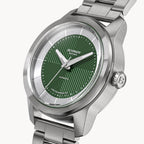 CLASSIC AUTOMATIC FOREST GREEN - Stainless Steel Silver Brushed - Detomaso Watches