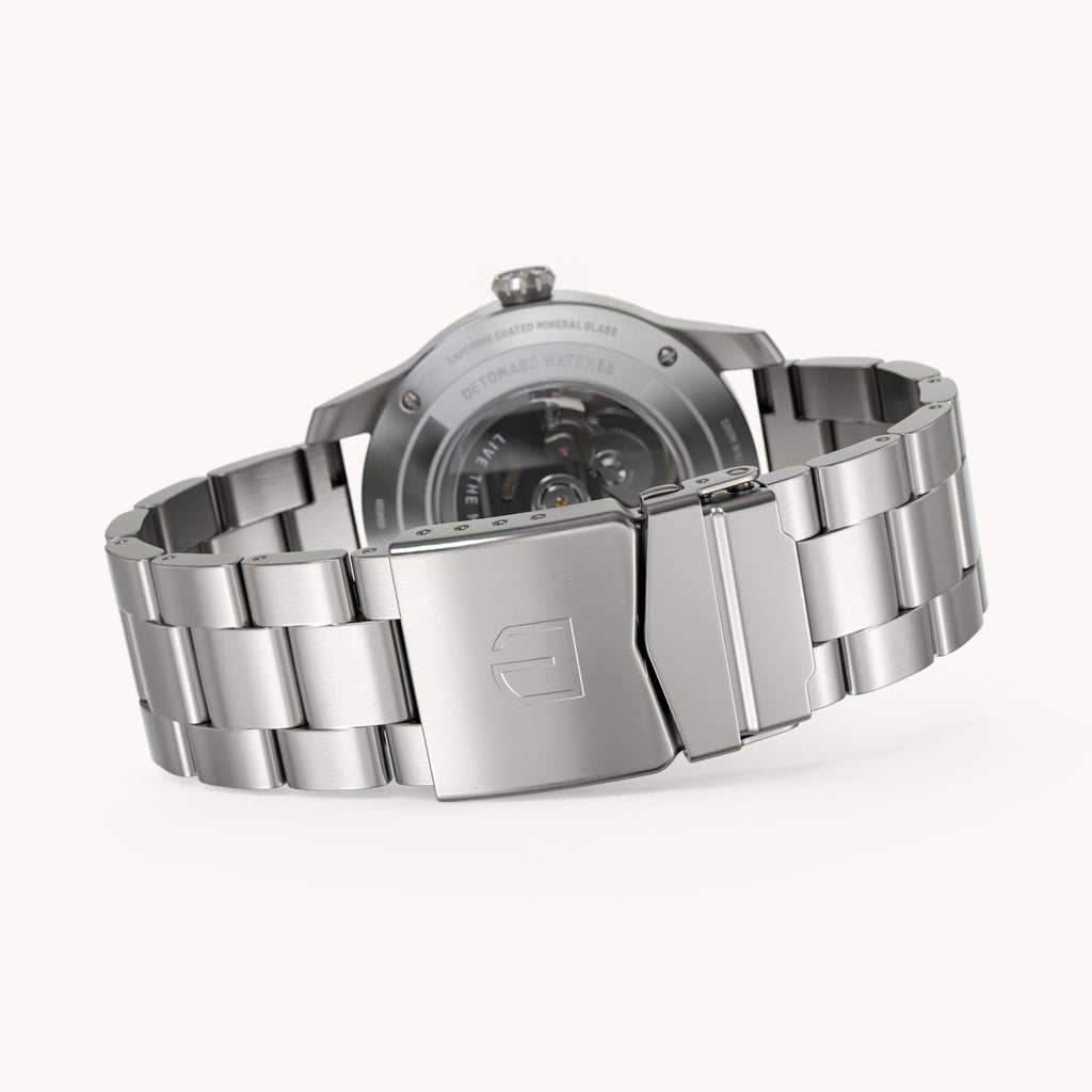 CLASSIC AUTOMATIC FOREST GREEN - Stainless Steel Silver Brushed - Detomaso Watches