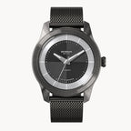 CLASSIC AUTOMATIC SLATE BLACK - Mesh Dark Gun Brushed - Detomaso Watches