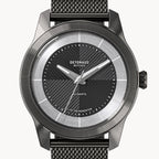 CLASSIC AUTOMATIC SLATE BLACK - Mesh Dark Gun Brushed - Detomaso Watches
