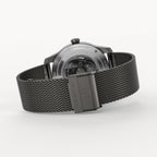 CLASSIC AUTOMATIC SLATE BLACK - Mesh Dark Gun Brushed - Detomaso Watches
