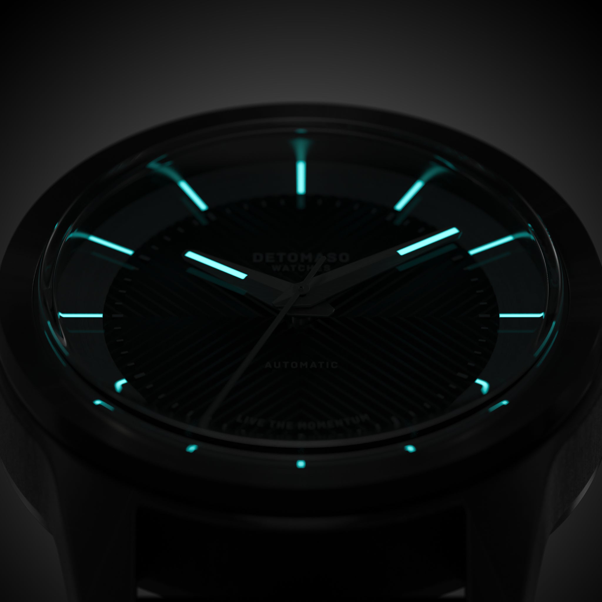 CLASSIC AUTOMATIC SLATE BLACK - Stainless steel Dark Gun Brushed - Detomaso Watches