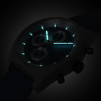 D10 CHRONO SOLAR
 GRAY BLUE
 - Ocean Plastic Dark blue Woven - Detomaso Watches