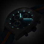 D10 CHRONO SOLAR
 GRAY BLUE
 - Ocean Plastic Dark blue Orange Woven - Detomaso Watches