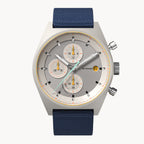 D10 CHRONO SOLAR
 GRAY YELLOW
 - Ocean Plastic Dark Blue Woven - Detomaso Watches