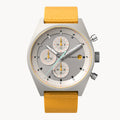 D10 CHRONO SOLAR
 GRAY YELLOW
 - Ocean Plastic Yellow Woven - Detomaso Watches