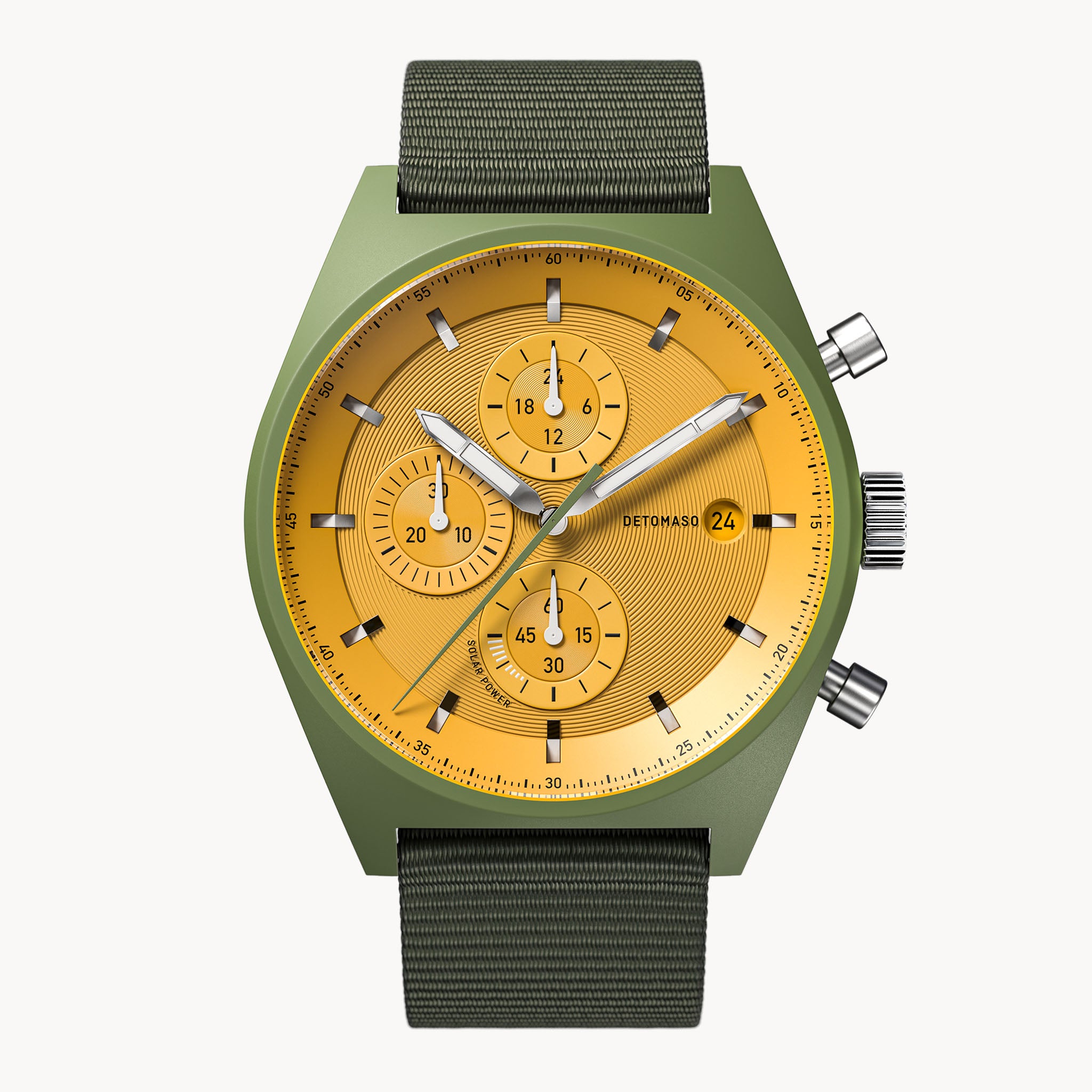 D10 Chronograph Solar – Olive Yellow