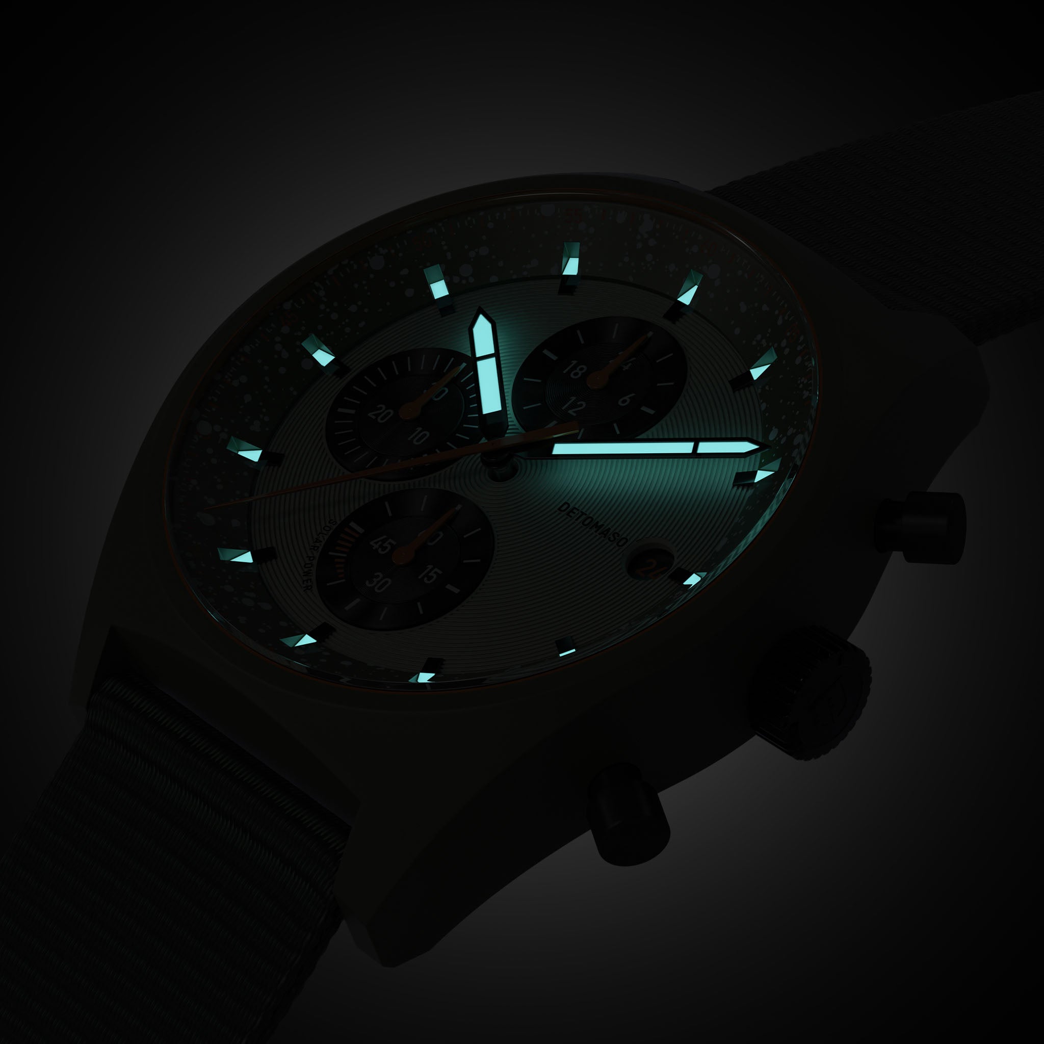 D10 Chronograph Solar – Olive Yellow