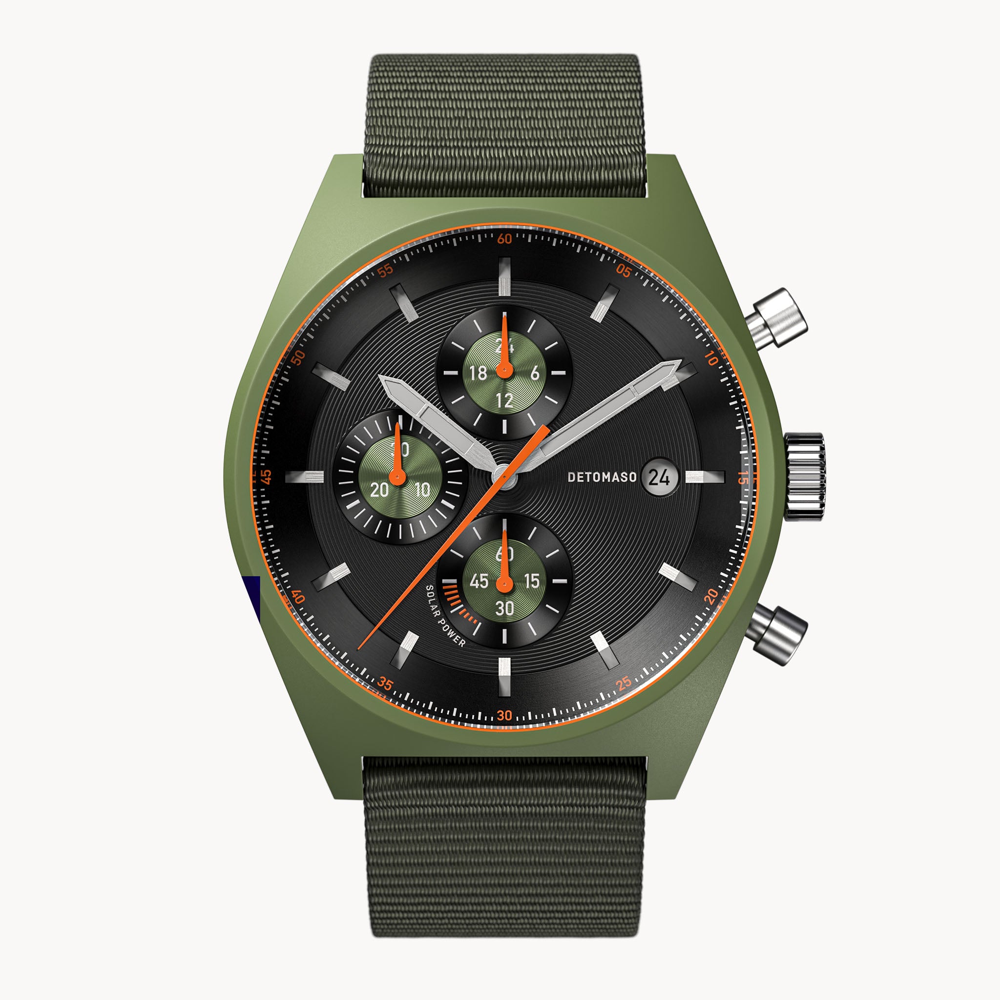 D10 Chronograph Solar – Green Black