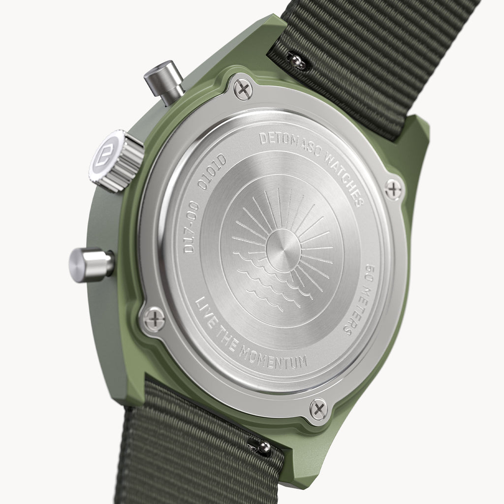 D10 Chronograph Solar – Green Black