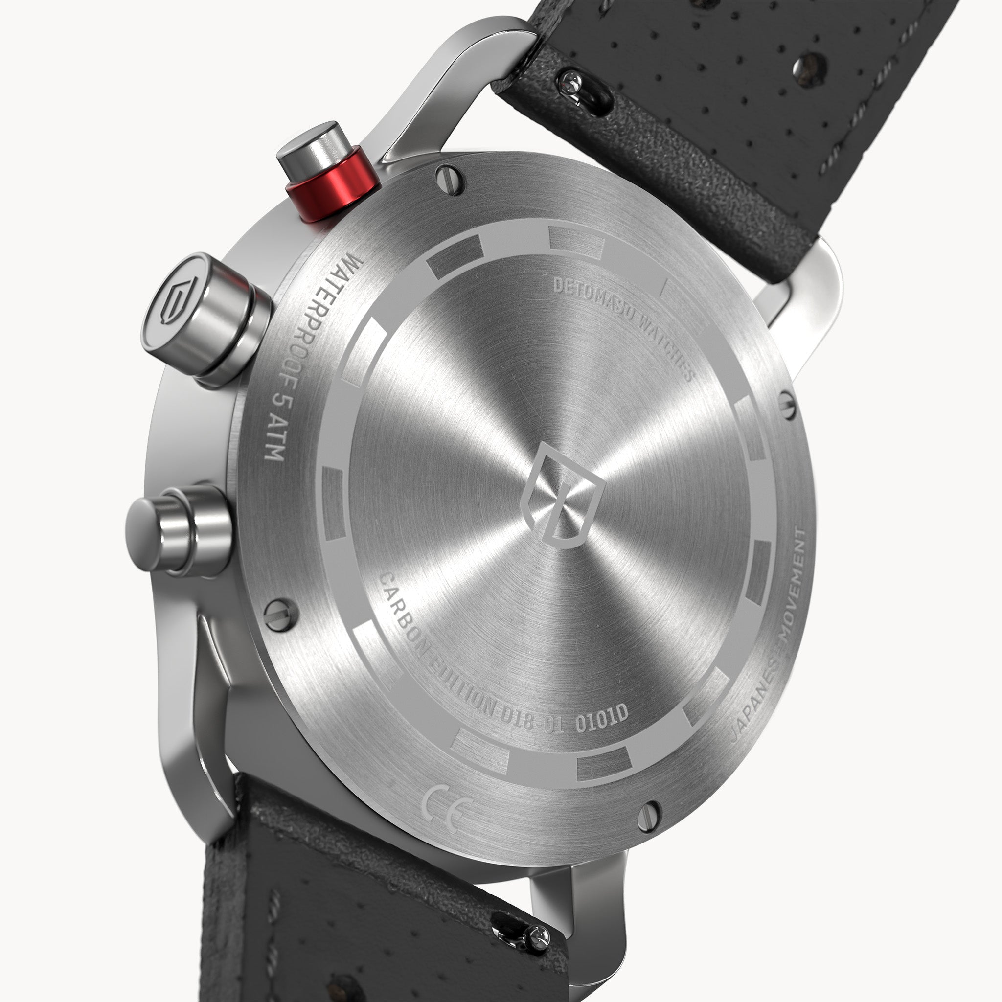 Sorpasso Chronograph – Carbon Silver