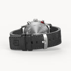 SORPASSO CHRONOGRAPH CARBON SILVER - Leather Black Racing - Detomaso Watches
