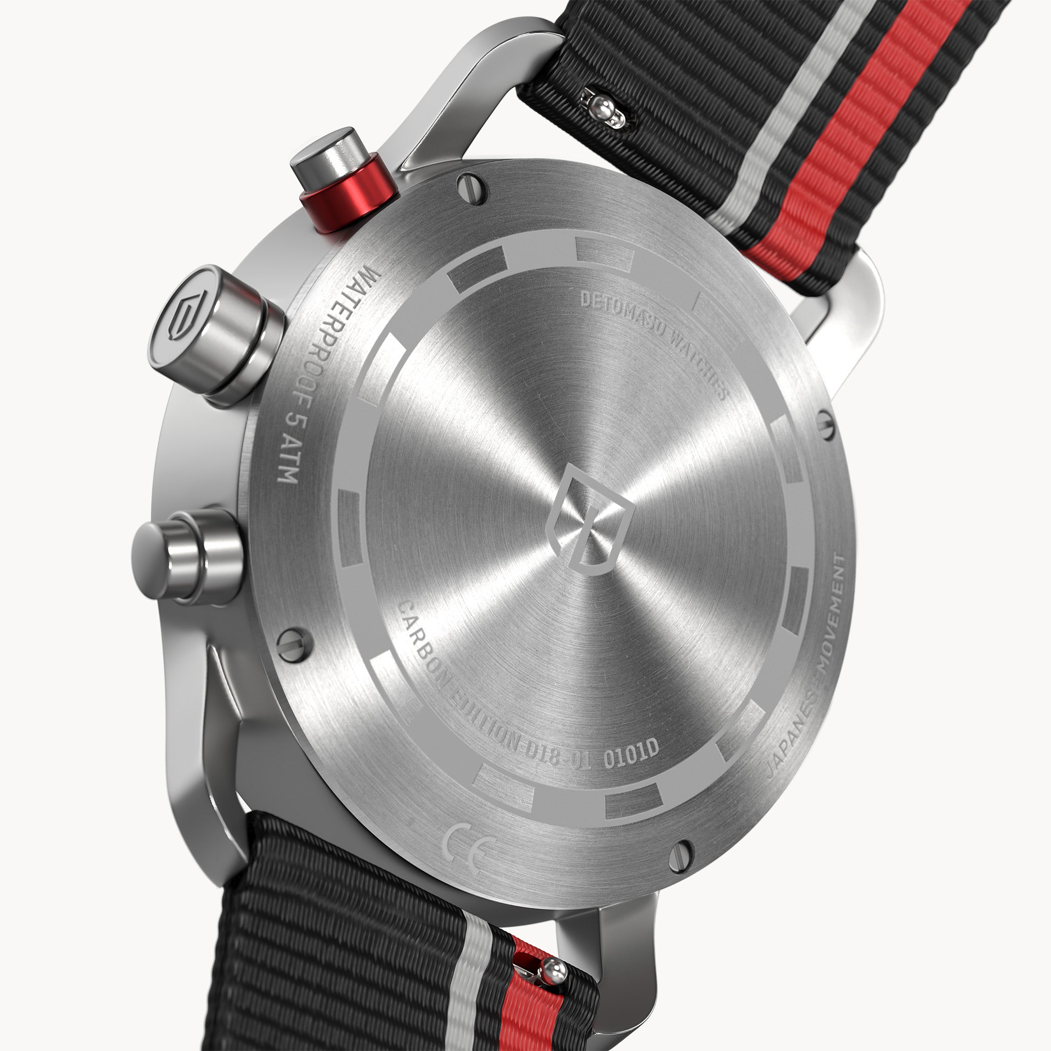 Sorpasso Chronograph – Carbon Silver