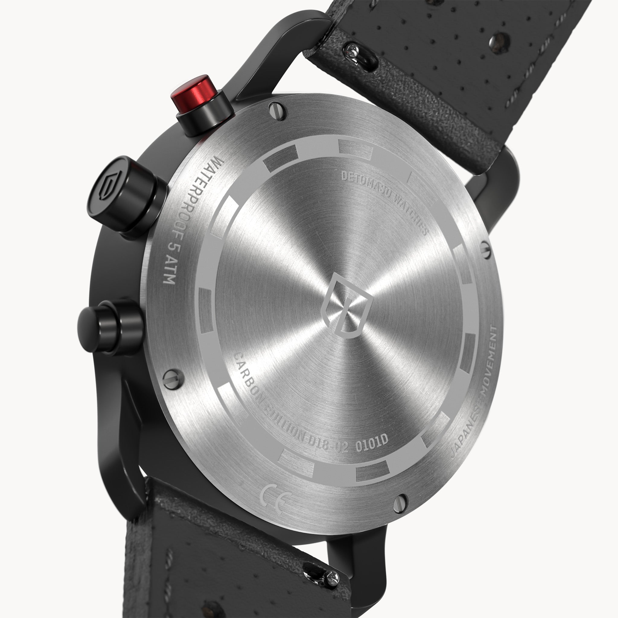 Sorpasso Chronograph – Carbon Black Red