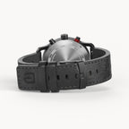 SORPASSO CHRONOGRAPH CARBON BLACK YELLOW - Leather Black Racing - Detomaso Watches