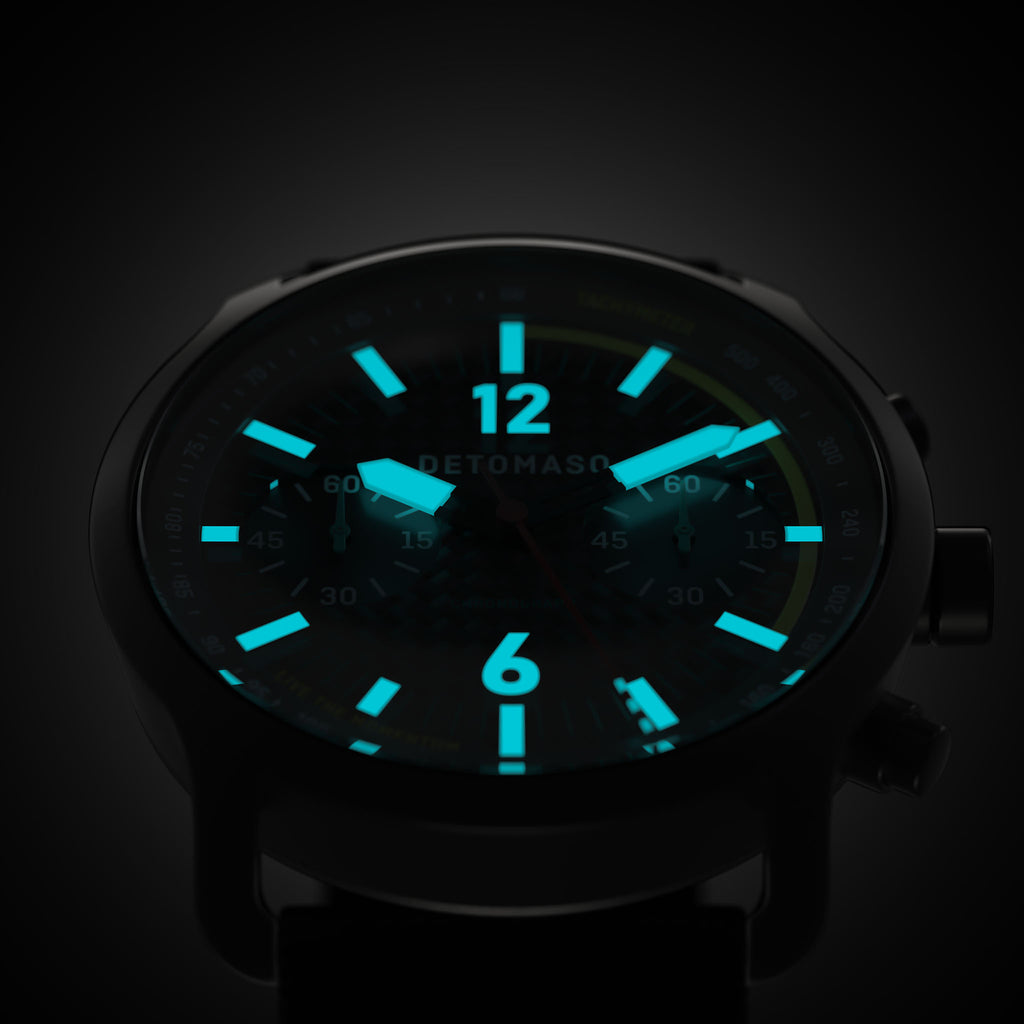 Sorpasso Chronograph – Carbon Black Yellow