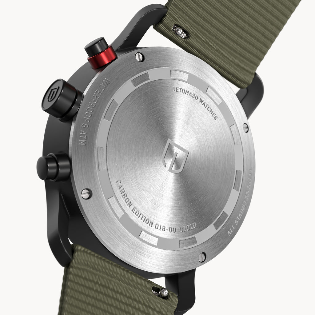 Sorpasso Chronograph – Carbon Black Yellow