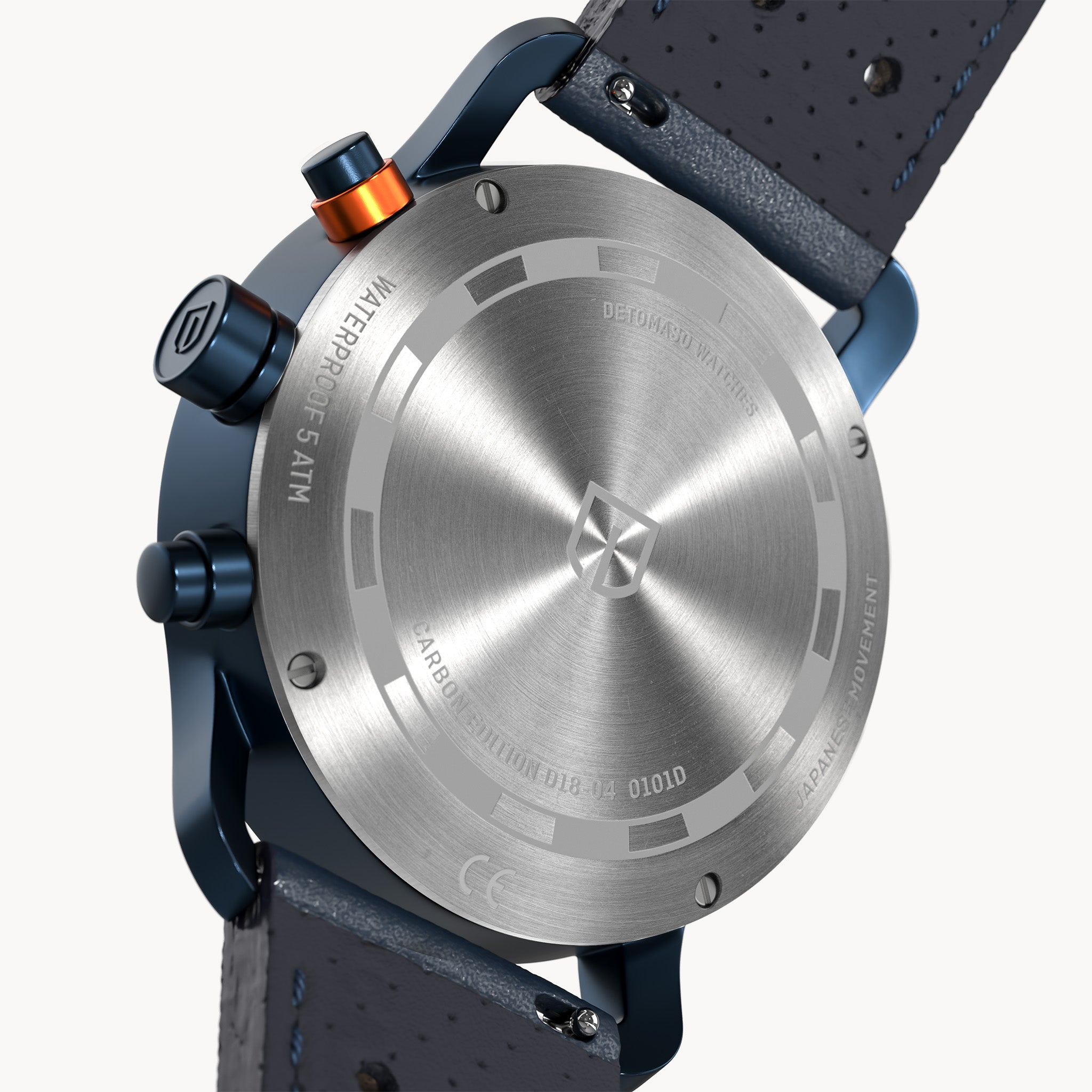 Sorpasso Chronograph – Carbon Blue Orange