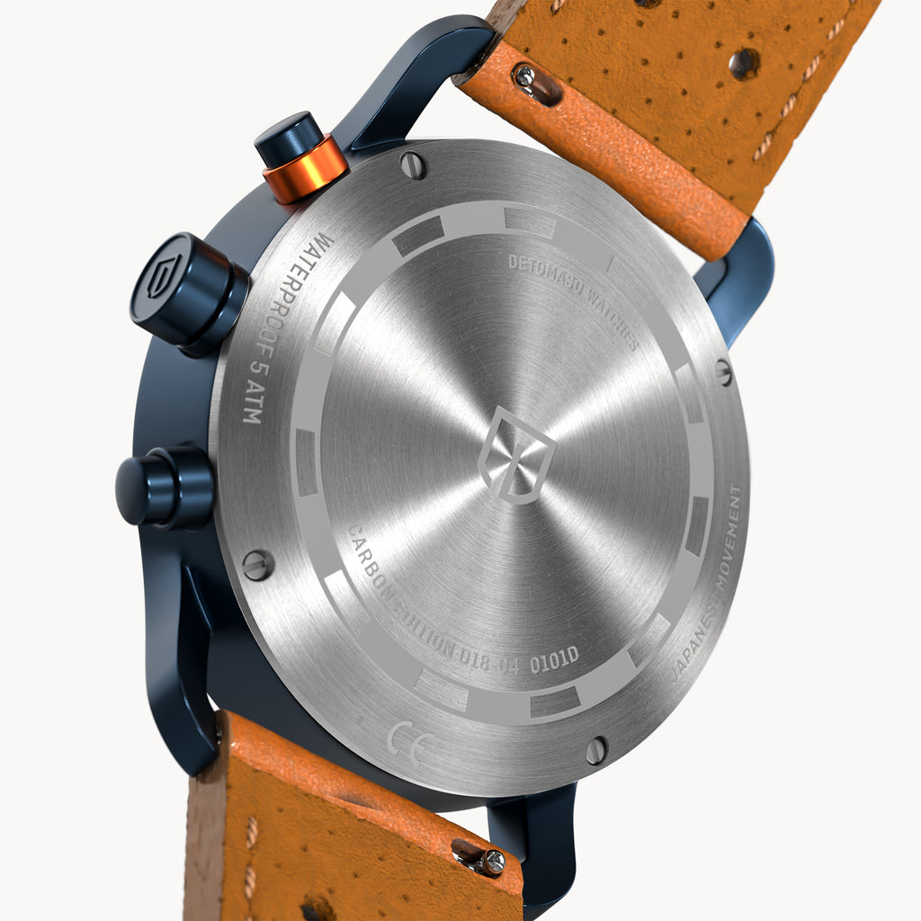 Sorpasso Chronograph – Carbon Blue Orange