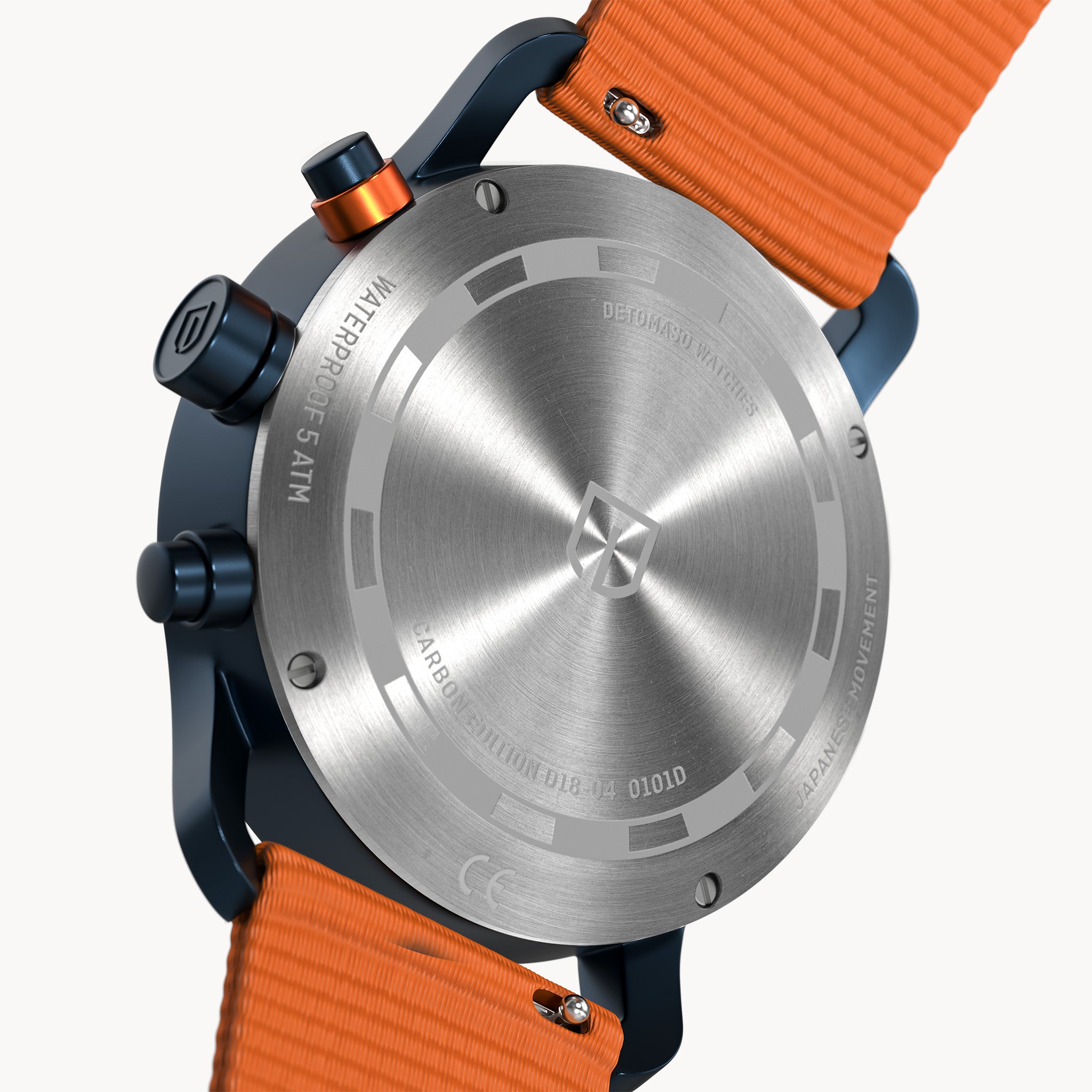 Sorpasso Chronograph – Carbon Blue Orange
