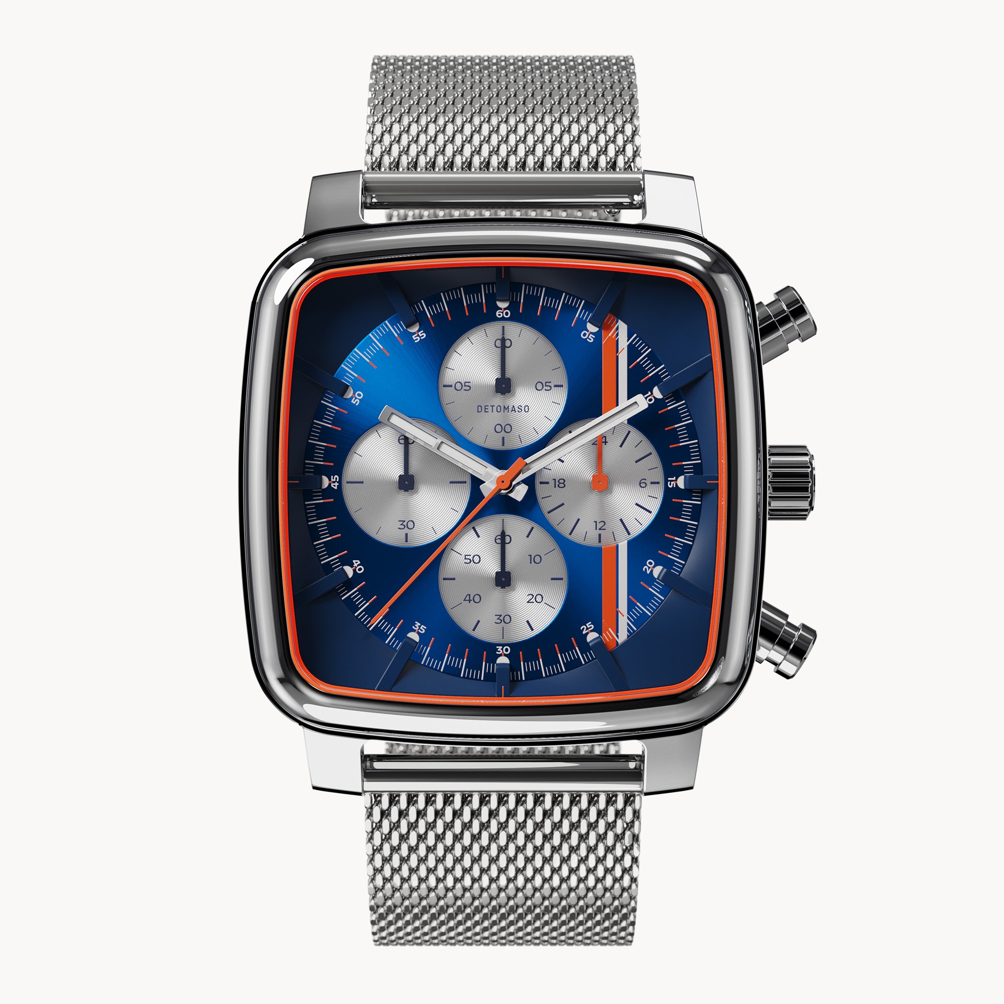 D20 Chrono Stradale – Silver Blue Orange